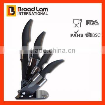 Elegant Black Color Ceramic Knives Set 4pcs