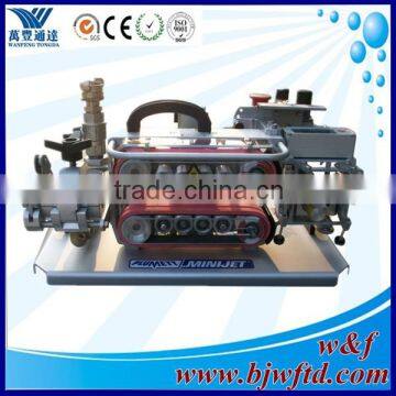 Jetting Machine for cable microcable and microtube bundles