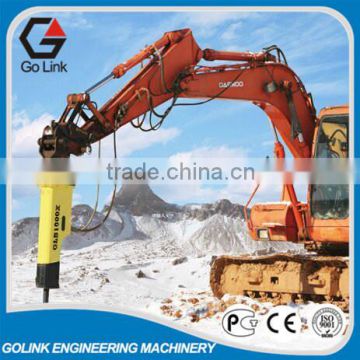 fit heavey excavator box silenced type hydraulic breaker for rocks and demolitione