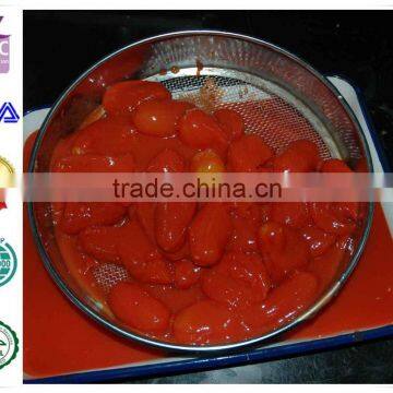 Top quality canned whole peeled tomatoes