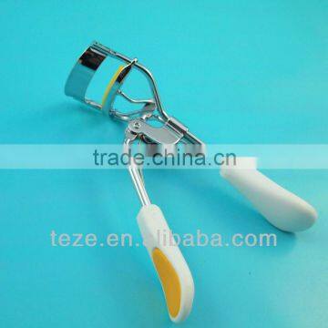Luxury beauty plastic handle diamond eyelash curler