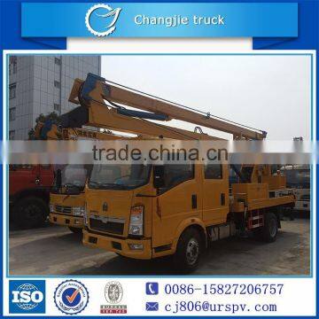 HOWO 18M High Working Platform Operation Truck With Water Function From Original Factory photo-3