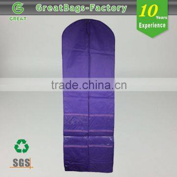 Custom nonwoven wedding dress bag/cover