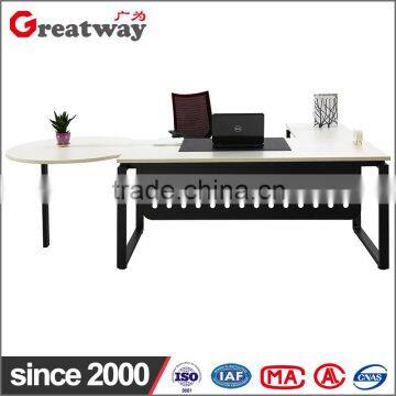 Office working table with metal table legs
