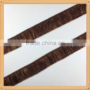 Fashion brush chainette fringe for pillow