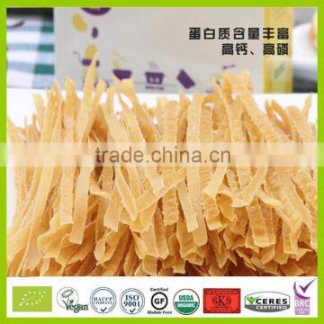 Hot sell 100% organic soybean fettuccine