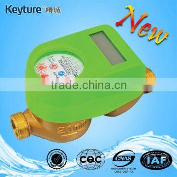 Smart Water Meter With Mechanical Sealed Valve(Green Color)