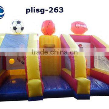 basketball PVC tarpaulin commercial inflatable bouncer