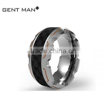 Custom Gay Mens Ring Cross 316L Stainless Steel Ring For Men