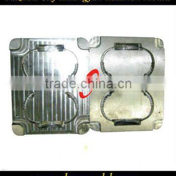 Plastic mould for milk bottle handle
