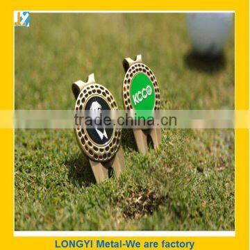 2016 customized logo metal magnetic golf divot repair tool with ball marker                        
                                                                                Supplier's Choice