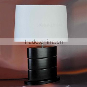 Chinese decor modern hotel wood bedside table lamp,Modern hotel wood bedside table lamp,Wood bedside table lamp T1012