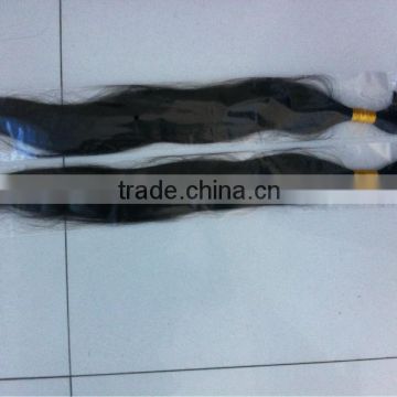 cheap 100% remy brazilian virgin human hair bulk natural color