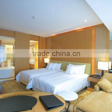 Environmental friendly lacquer laminate hotel room furniture made in china