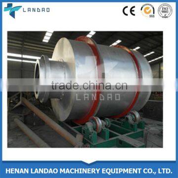 High performance low consumption three cylinder samll rotary drum dryer