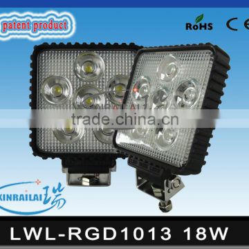 18W super bright waterproof IP68 RGD1013 led offroad buggy light