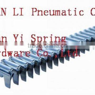 Pneumatic clip for zigzag spring