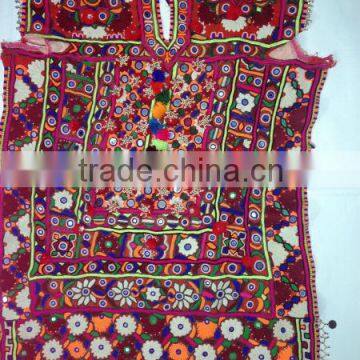 Vintage Tribal Banjara Fabric with mirror work