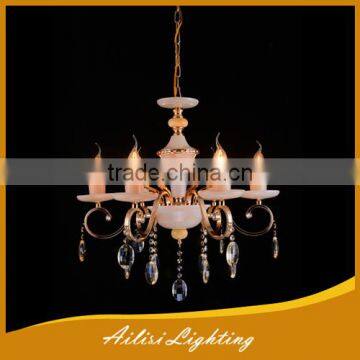 Antique Popular Best Selling Crystal Candle Chandelier With 6 Lights