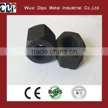 M4-M12 Black Oxide Hex Heavy Nut