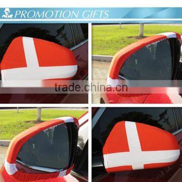 customized car mirror cover flag