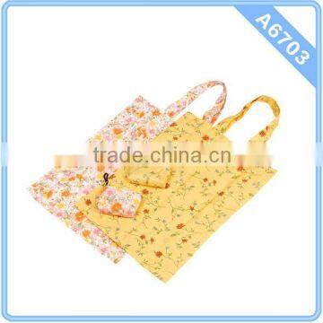 FOLDABLE ECO FRIENDLY REUSABLE NYLON SHOPPING BAG