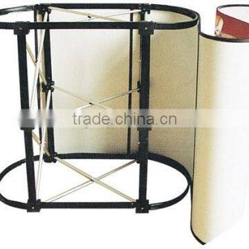 Portable folding metal pop up promotion desk for trade show