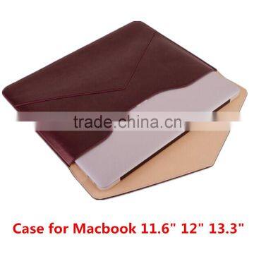 High quality leather case for macbook a1181,for apple macbook pro 13