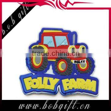 Car shape Rubbe pvc Fridge Magnet