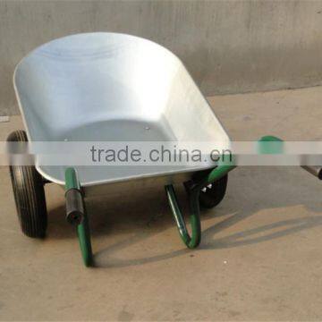 two wheel wheelbarrow/stainless steel wheelbarrow