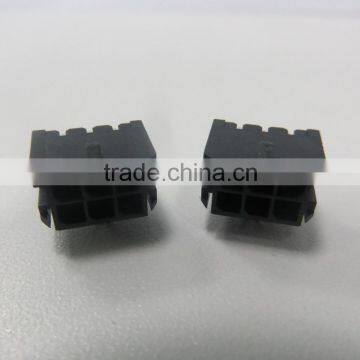 MX3.0MM 2*3PIN Black Bend Pin Header