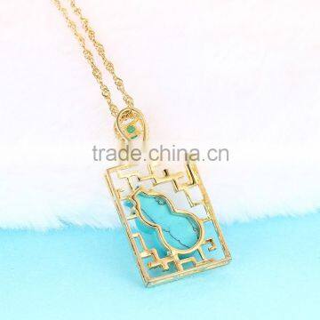 Simple Pendant Necklace Design Wholesale Silver Jewelry