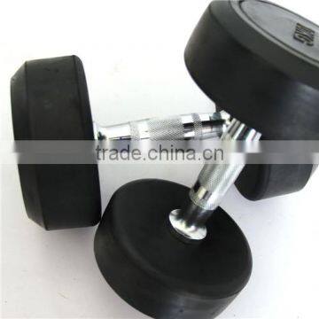 2015 Hot sale wholesale price rubber grip dumbbells