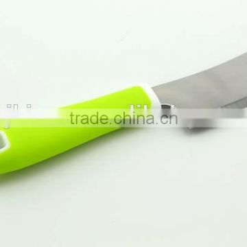 Rigid stainless steel rib bone knife