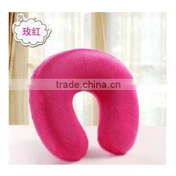China supplier inflatable flocked neck pillow