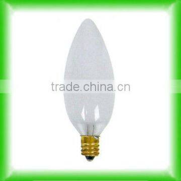 C35 frosted incandescent cable light bulb