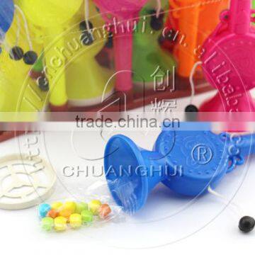 2016 Novelty Candy Toy Sistrum Trumpet Toy Candy in Tray photo-3