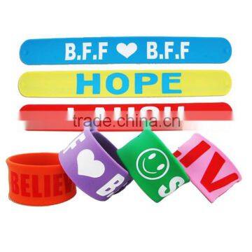 Best Selling Items Reflective Slap Band DIY Snap Bracelet