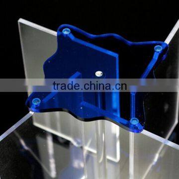 top trade in july customized 4 sides high clear acrylic photo frame wholesale
