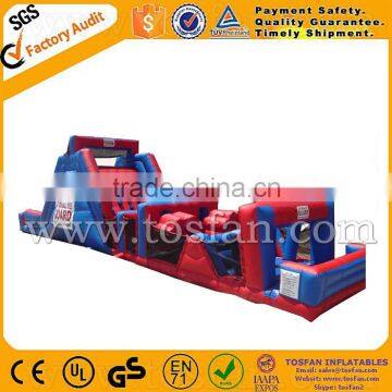 Top quality big size inflatable water obstacle course A5045