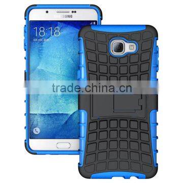 2016 New Item Combo New Design Stand Mobile Phone Case for Samsung A9, 2 in 1 Shockproof Back Cover Case