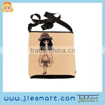 JIESMART digital printing animation design messenger bag