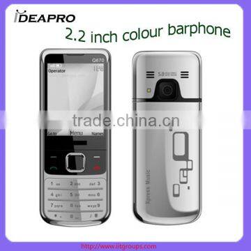 2014 low price mobile phone quad band mobile phone dual sim chinese mobile phone Q670