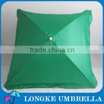 China high quality fine workmanship square beach umbrella ued in garden or beach