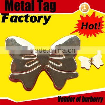 Wholesale metal shoelace tag with custom logo