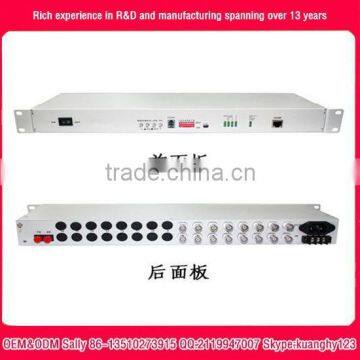 Mini 4E1 PDH fiber optical multiplexers Singlemode Double Fiber 20KM 220VAC and -48VDC Dual power supply OEM&ODM factory