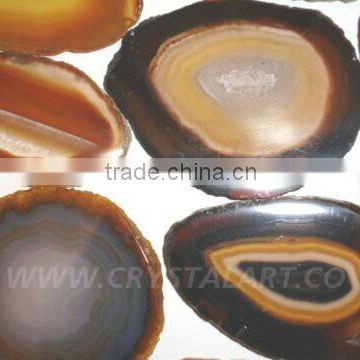 RUBY BANDED ONYX POLISHED SLICES