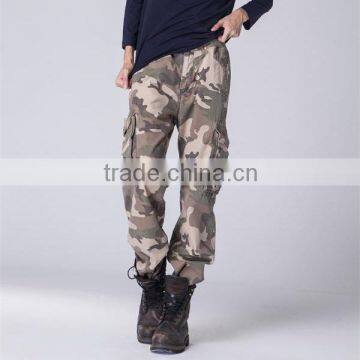 Latest design men's military camo cargo pant casual pants