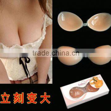 hot selling push up invisible perfect silicone bra