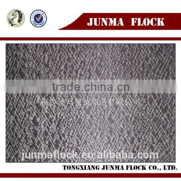 Manufacturer China Junma design flocking Keqiao fabric